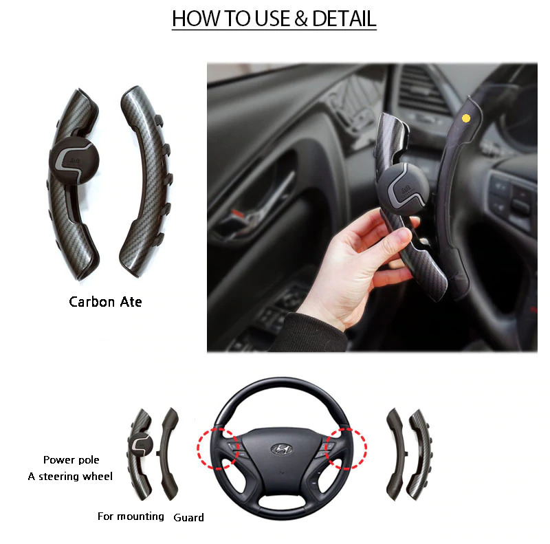 Universal Car Long Body Steering Wheel Knob